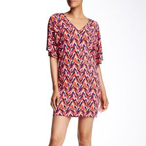 Trina Turk Griffin Psychedelic Mini Dress Size 8
